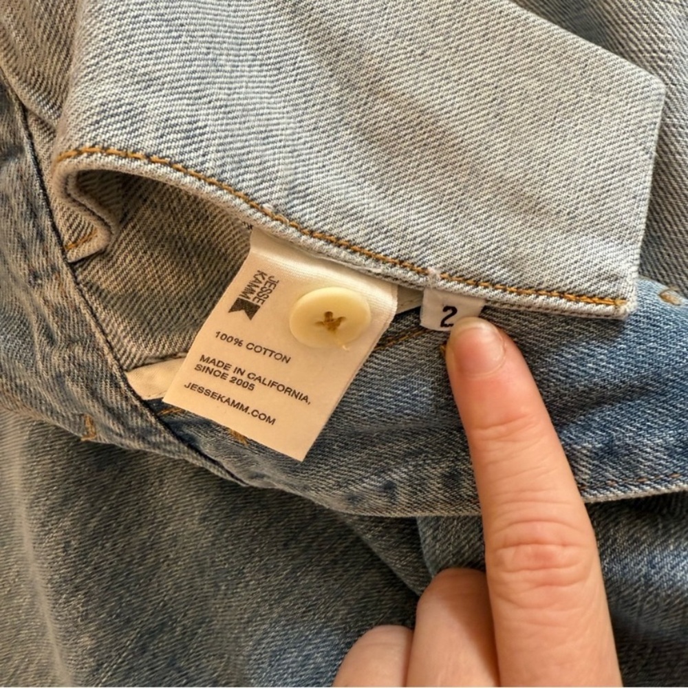 Jesse Kamm Light Blue Denim Sailor Pants - Picture 5 of 11